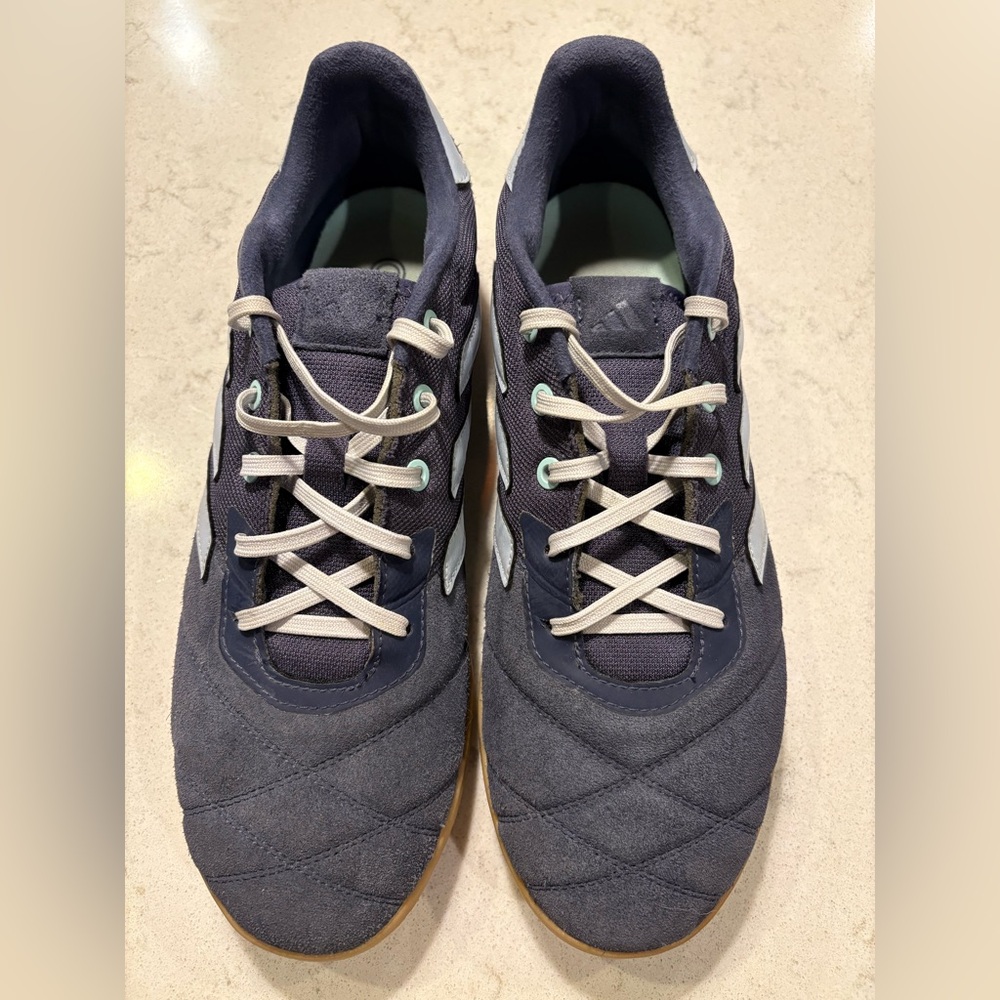 Men's Adidas Copa Glora Navy Suede Sneakers